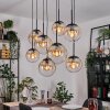 Gastor Hanglamp, Kogellampje, Hanglamp Amber, Duidelijk, 8-lichts