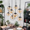 Gastor Hanglamp, Kogellampje, Hanglamp Amber, Duidelijk, 8-lichts