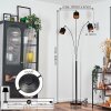 Alsen Staande lamp Chroom, Zwart, 3-lichts
