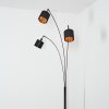 Alsen Staande lamp Chroom, Zwart, 3-lichts