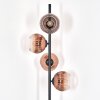 Ripoll Staande lamp Duidelijk, Koperkleurig, 4-lichts
