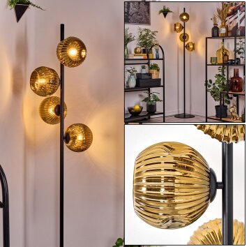 Ripoll Staande lamp Goud, 4-lichts