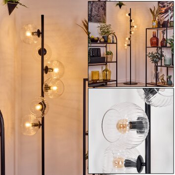 Koyoto Staande lamp 31 cm Duidelijk, 6-lichts