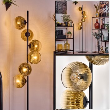 Koyoto Staande lamp 31 cm Goud, Duidelijk, 6-lichts