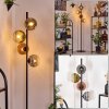 Ripoll Staande lamp Goud, Duidelijk, Koperkleurig, Rookkleurig, 4-lichts