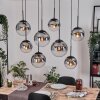 Gastor Hanglamp, Kogellampje, Hanglamp Duidelijk, Rookkleurig, 8-lichts