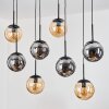 Gastor Hanglamp, Kogellampje, Hanglamp Amber, Rookkleurig, 8-lichts