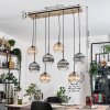 Koyoto Hanglamp, Kogellampje, Hanglamp Natuurlijke kleuren, Zwart, 8-lichts