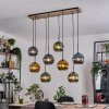 Koyoto Hanglamp, Kogellampje, Hanglamp Natuurlijke kleuren, Zwart, 8-lichts