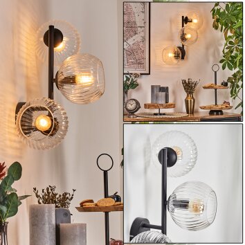 Koyoto Kogellampje, Wandlamp Duidelijk, 3-lichts