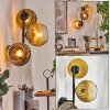 Koyoto Kogellampje, Wandlamp Goud, Duidelijk, 3-lichts