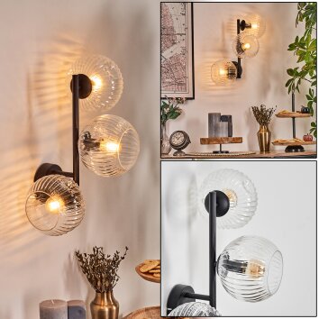 Ripoll Kogellampje, Wandlamp Duidelijk, 3-lichts