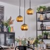 Koyoto Hanglamp, Kogellampje, Cluster hanglamp Goud, 3-lichts