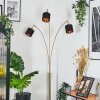 Alsen Staande lamp Messing, Zwart, 3-lichts