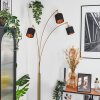 Alsen Staande lamp Messing, Zwart, 3-lichts