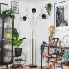Alsen Staande lamp Messing, Zwart, 3-lichts