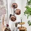 Ripoll Kogellampje, Wandlamp Koperkleurig, 3-lichts
