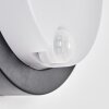 Jelad Wandlamp voor buiten, Wandlamp LED Zwart, 1-licht, Bewegingsmelder
