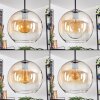 Koyoto Hanglamp, Kogellampje, Cluster hanglamp Amber, Duidelijk, 3-lichts