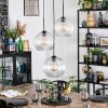 Koyoto Hanglamp, Kogellampje, Cluster hanglamp Duidelijk, 3-lichts