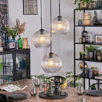 Koyoto Hanglamp, Kogellampje, Cluster hanglamp Duidelijk, 3-lichts