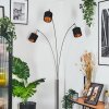 Alsen Staande lamp Nikkel mat, Zwart, 3-lichts