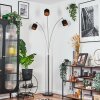Alsen Staande lamp Nikkel mat, Zwart, 3-lichts
