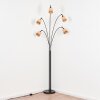 Lindberg Staande lamp Zwart, 5-lichts