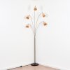 Lindberg Staande lamp Nikkel mat, Zwart, 5-lichts