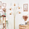 Lindberg Staande lamp Messing, Zwart, 5-lichts
