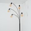 Codecro Staande lamp Zwart, Wit, 5-lichts