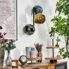 Ripoll Kogellampje, Wandlamp Blauw, Goud, Groen, 3-lichts