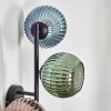 Koyoto Kogellampje, Wandlamp Blauw, Groen, Koperkleurig, 3-lichts
