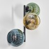 Koyoto Kogellampje, Wandlamp Blauw, Goud, Groen, 3-lichts