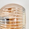 Ripoll Kogellampje, Wandlamp Amber, Rookkleurig, 3-lichts