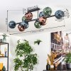 Ripoll Plafondlamp, Kogellampje Blauw, Groen, Koperkleurig, 10-lichts