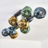 Ripoll Plafondlamp, Kogellampje Blauw, Goud, Groen, 10-lichts