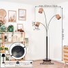 Soungou Staande lamp Zwart, 3-lichts