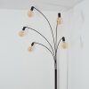 Codecro Staande lamp Chroom, Zwart, Wit, 5-lichts