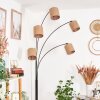 Soungou Staande lamp Chroom, Zwart, Wit, 5-lichts