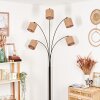 Soungou Staande lamp Chroom, Zwart, Wit, 5-lichts