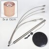 Soungou Staande lamp Nikkel mat, Zwart, 5-lichts