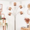 Soungou Staande lamp Nikkel mat, Zwart, Wit, 5-lichts