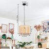 Barcos Hanglamp, Hanglamp Bruin, Natuurlijke kleuren, 1-licht