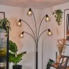 Yaak Staande lamp Zwart, Wit, 5-lichts