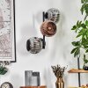 Ripoll Kogellampje, Wandlamp Chroom, Koperkleurig, Rookkleurig, 3-lichts