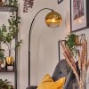 Ripoll Staande lamp, Booglampen Zwart, 1-licht