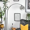 Ripoll Staande lamp, Booglampen Zwart, 1-licht