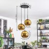 Koyoto Hanglamp, Kogellampje, Cluster hanglamp Goud, 3-lichts