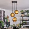 Koyoto Hanglamp, Kogellampje, Cluster hanglamp Goud, 3-lichts